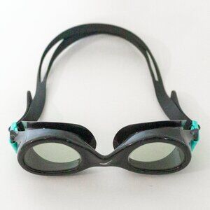 Speedo Adult Unisex Swim Goggles Grey Turquoise